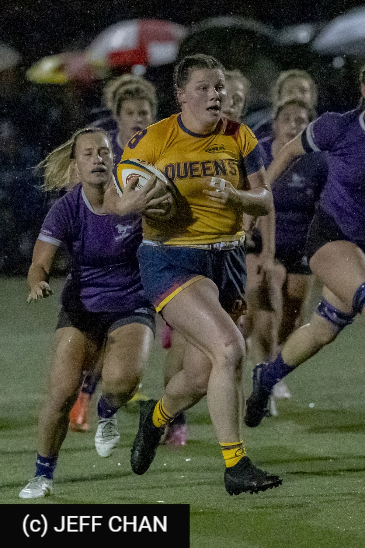  Queen's University - University of Western Ontario - Rugby - OUA 2023 Queen's (W) vs Western Semi (#OUW23QWWE10) Photo by: Jeff Chan | Siuxy Sports 2023-10-20
