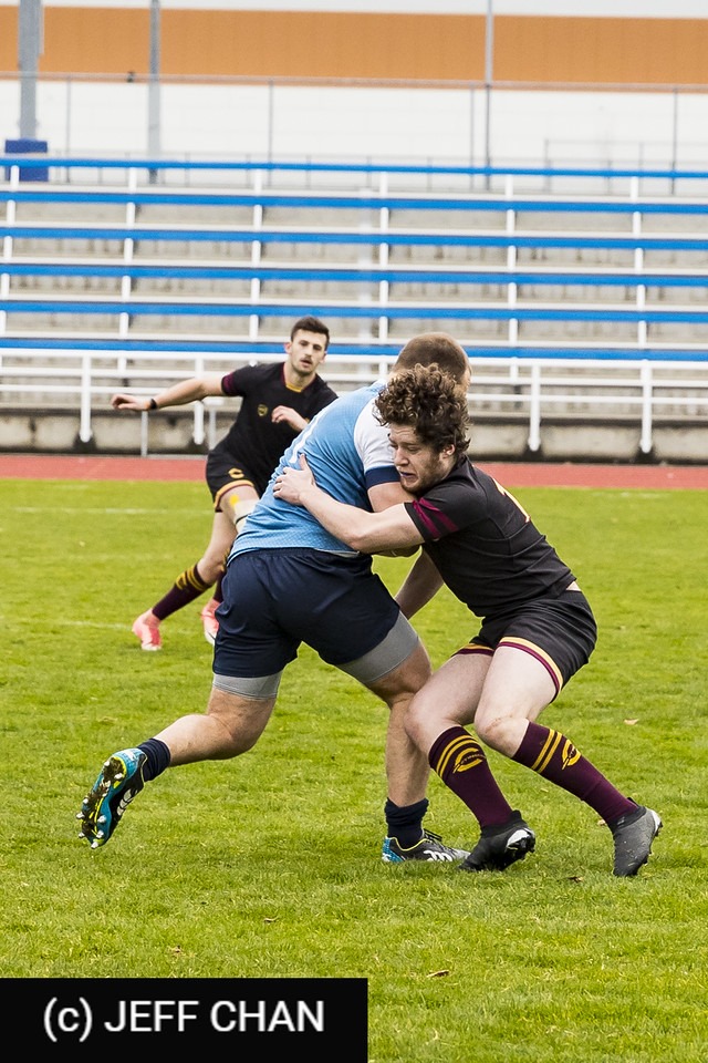 Charles DEBOVE - Jean-Christophe VINETTE -  University of Victoria - Université Concordia - Rugby - CANUMENS 2018 - U Victoria vs Concordia U - Bronze Game by Jeff Chan (#CANUMENS1808) Photo by: Jeff Chan | Siuxy Sports 2018-11-25