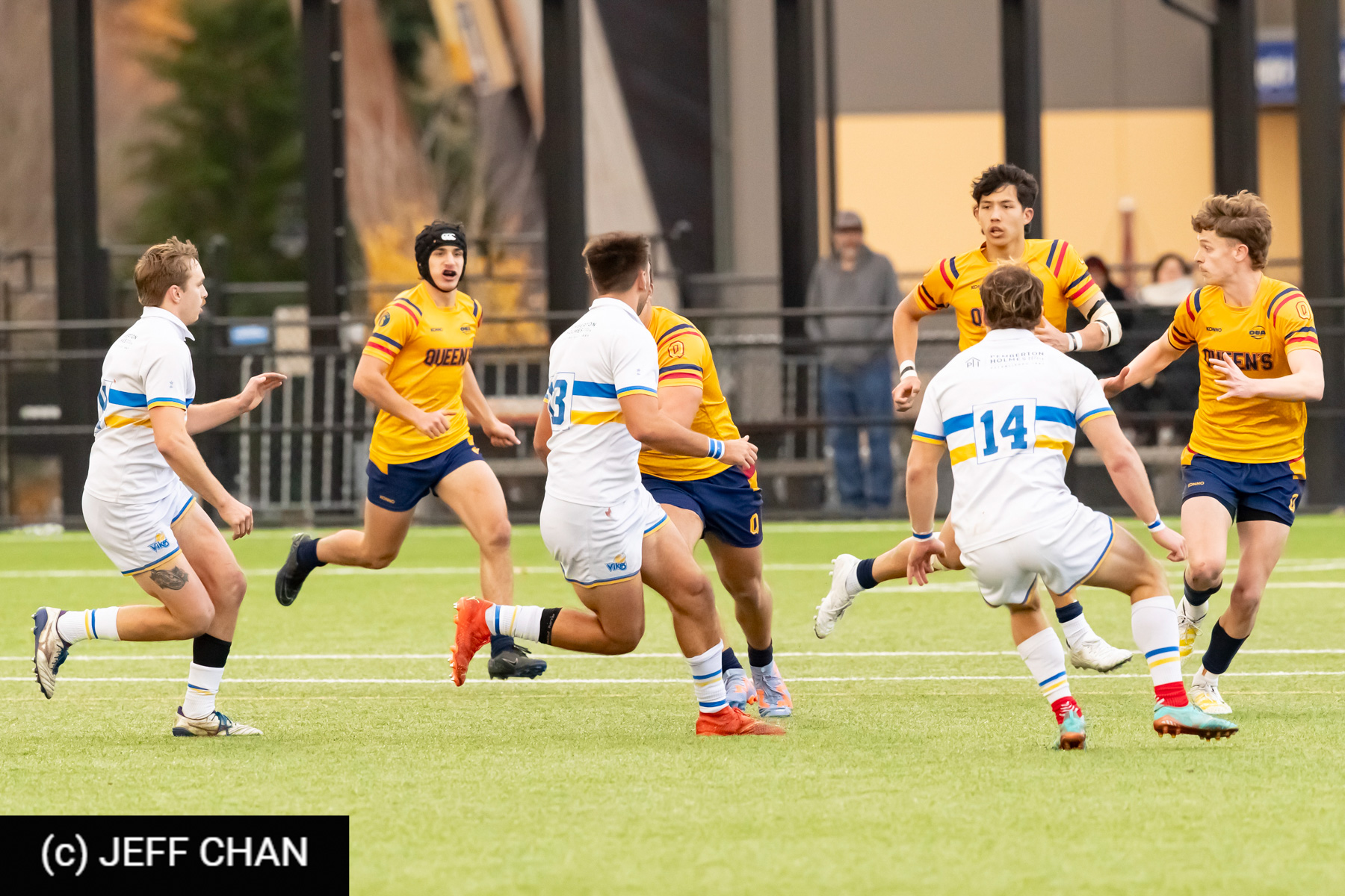 Marcus D'ACRE -  Queen's University - University of Victoria - Rugby - CANUMENS 2023 - Quarter final - Queen's vs UVic by Jeff Chan (#CANUMENS2301) Photo by: Jeff Chan | Siuxy Sports 2023-11-15