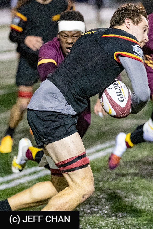 Eliott GOUSSANOU -  Université Concordia - University of Guelph - Rugby - CANUMENS 2019 - Concordia U vs U Guelph - by Jeff Chan (#CANUMENS1904) Photo by: Jeff Chan | Siuxy Sports 2019-11-20
