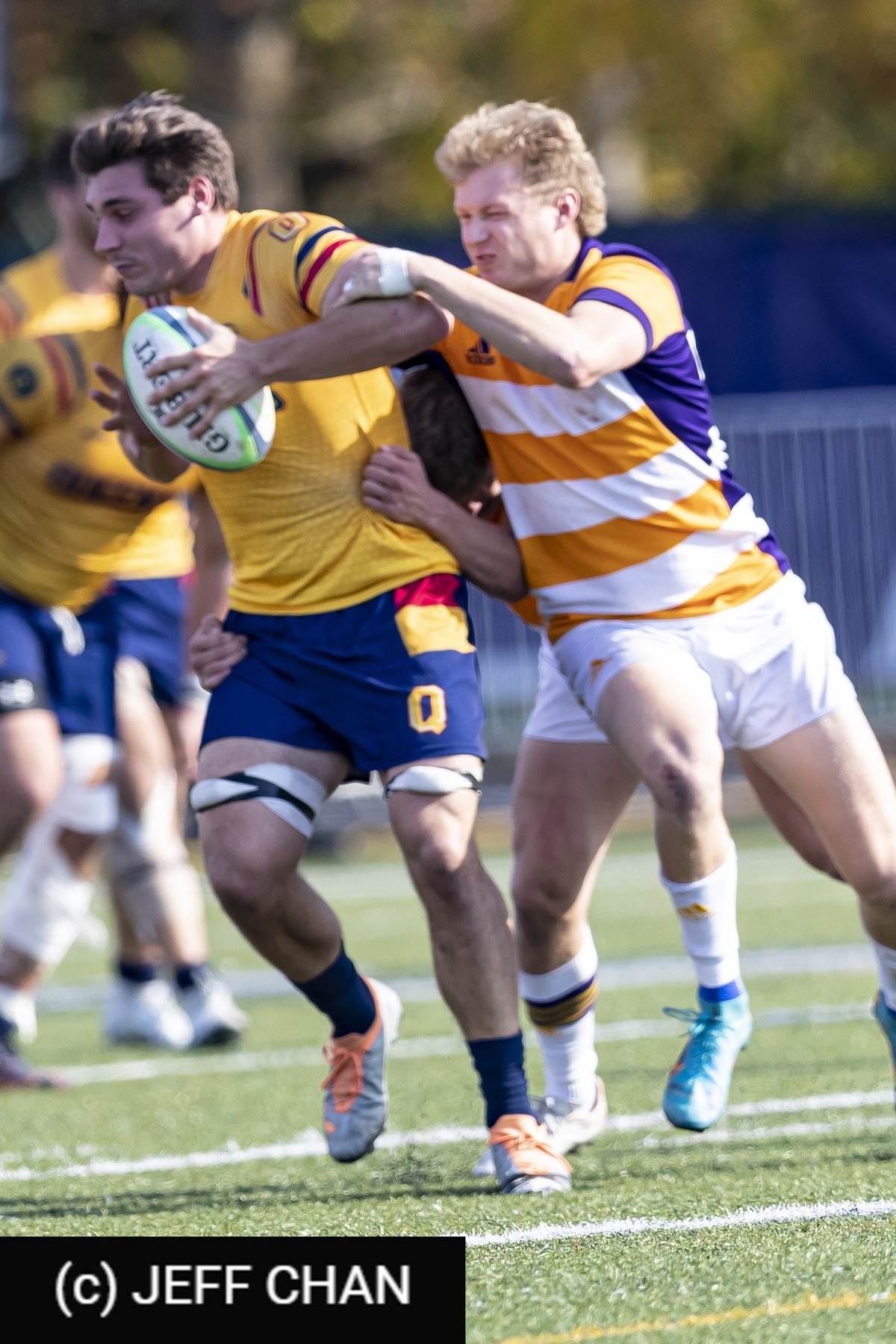  Queen's University - Wilfrid Laurier University - Rugby - OUA 2022 Queen's vs Laurier (#OUA22QULA10) Photo by: Jeff Chan | Siuxy Sports 2022-10-23