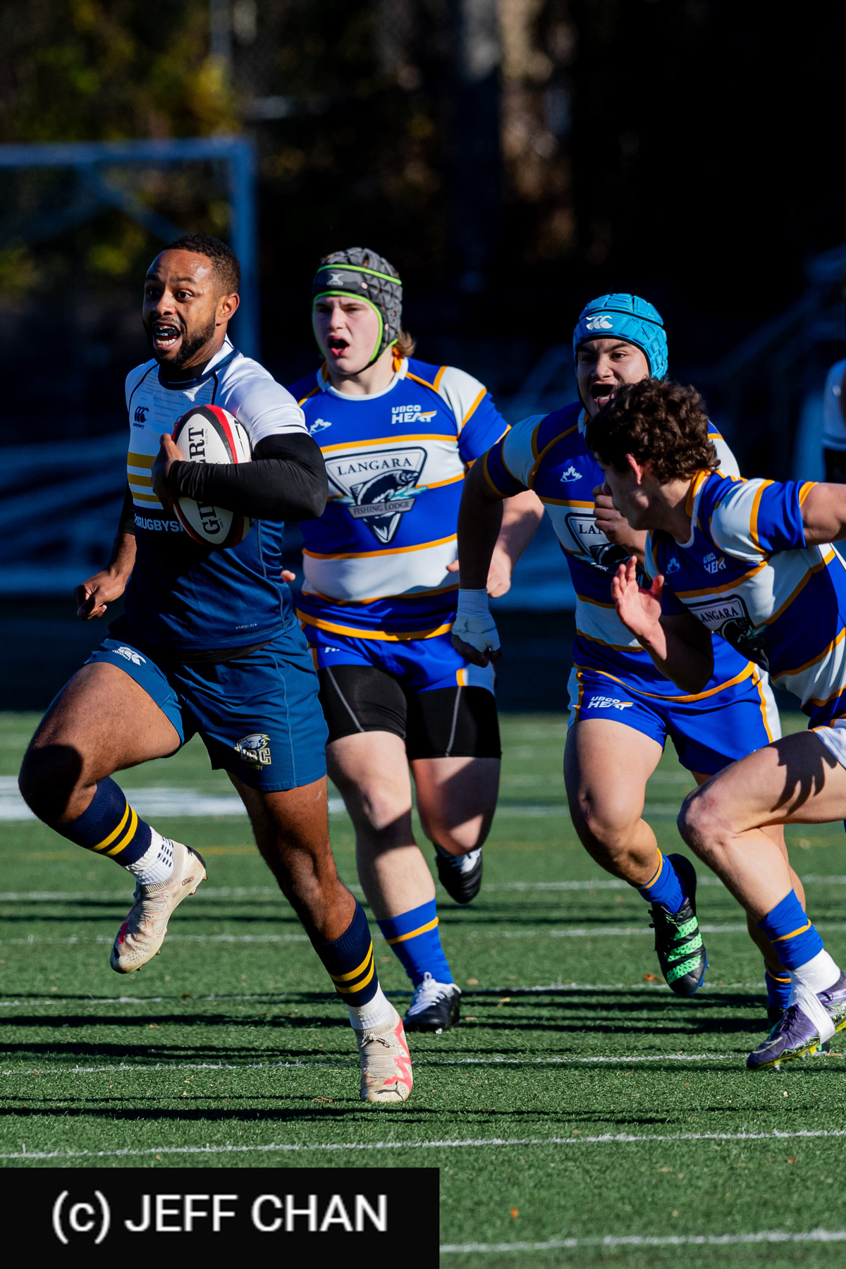 Jared Andrews ALMACK - Brendan CHRISTIAN -  University of British Columbia - University of British Columbia Okanagan - Rugby - CANUMENS 2024 - Qtr final - UBC vs UBCO by Jeff Chan (#CANUMENS2401) Photo by: Jeff Chan | Siuxy Sports 2024-11-13