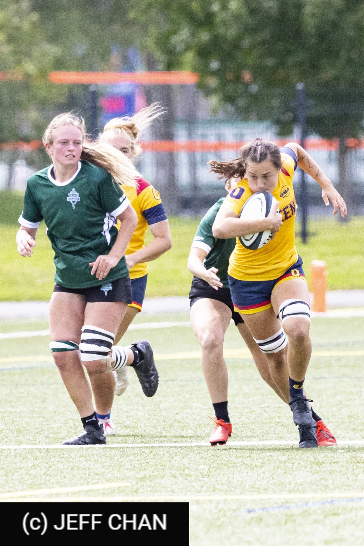  Queen's University - Trent University - Rugby - OUA 2023 Queen's (W) vs Trent (#OUW23QWTR09) Photo by: Jeff Chan | Siuxy Sports 2023-09-02