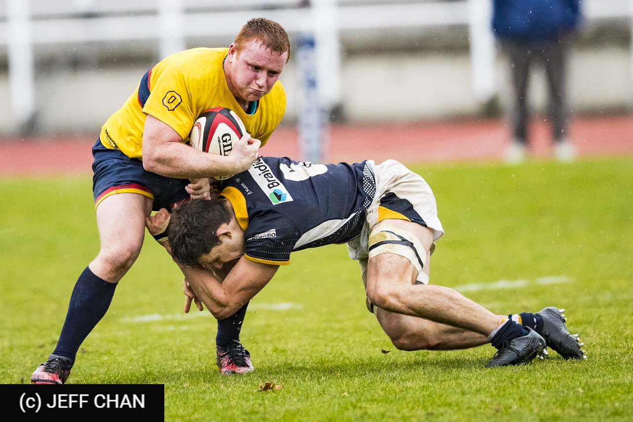  Queen's University - University of British Columbia - Rugby - CANUMENS 2018 - Queen's U vs U British Columbia - Gold Game by Jeff Chan (#CANUMENS1809) Photo by: Jeff Chan | Siuxy Sports 2018-11-25