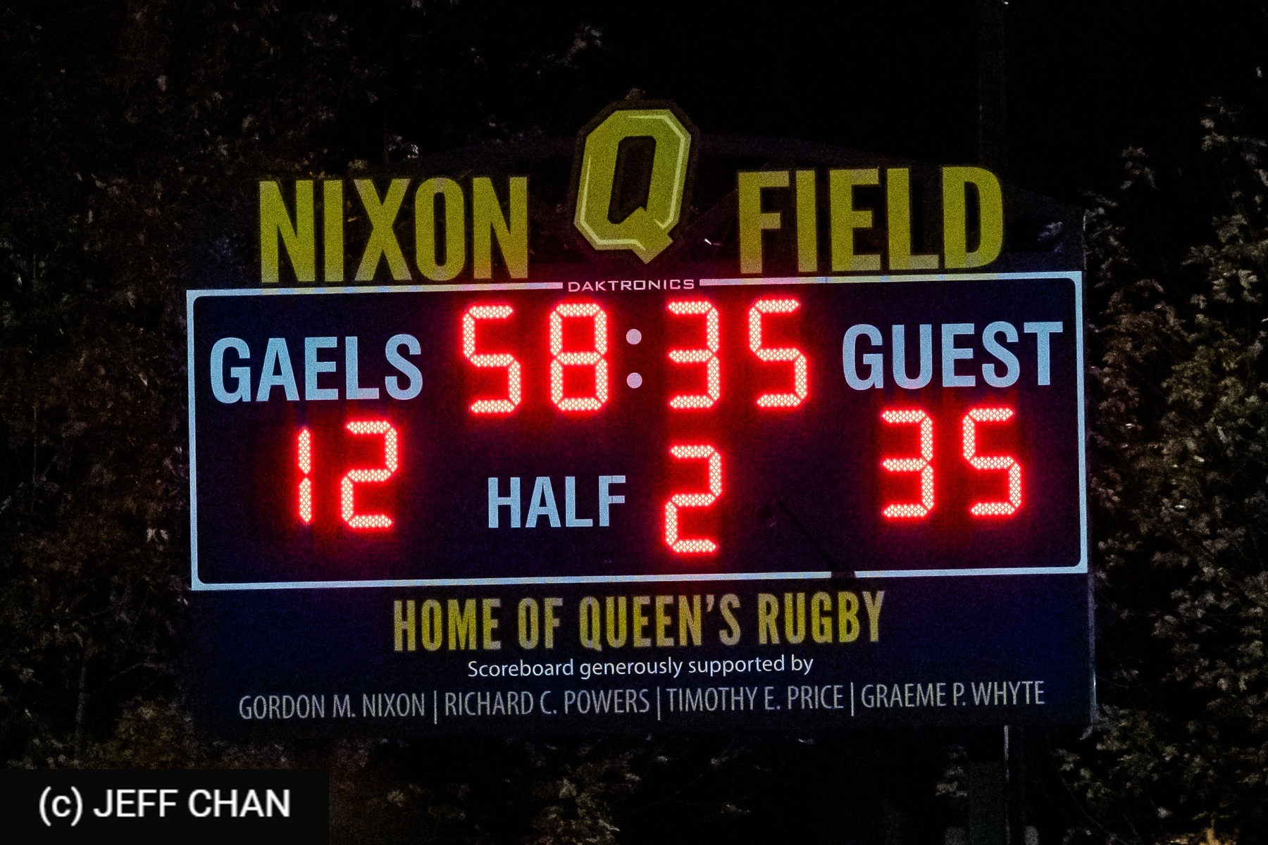  Queen's University - University of Guelph - Rugby - OUA 2025 Queen's vs Guelph (#OUA25QUGU10) Photo by: Jeff Chan | Siuxy Sports 2025-10-10