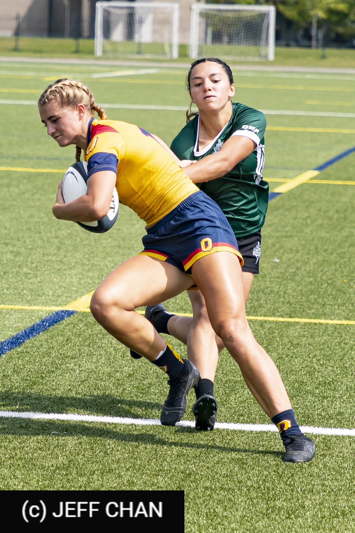  Queen's University - Trent University - Rugby - OUA 2023 Queen's (W) vs Trent (#OUW23QWTR09) Photo by: Jeff Chan | Siuxy Sports 2023-09-02