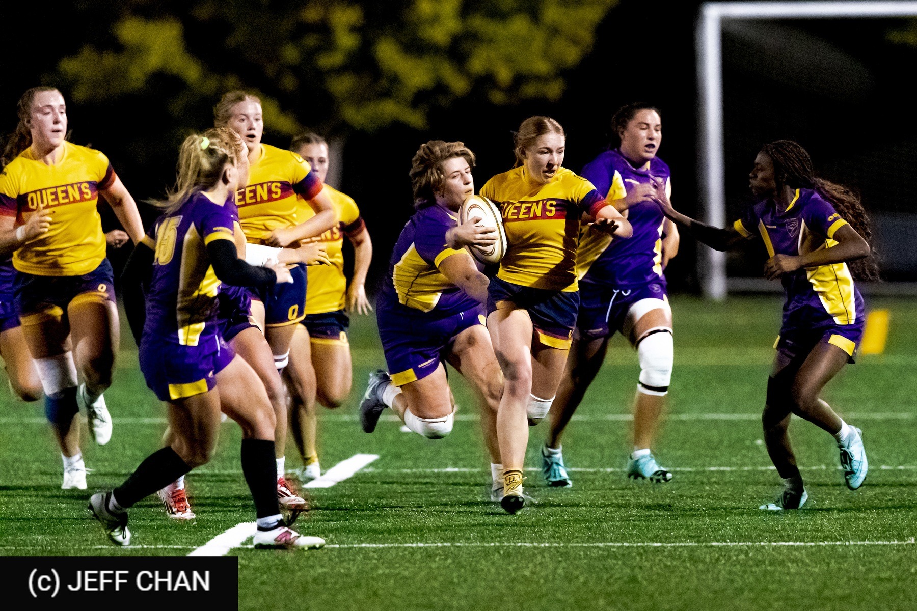  Queen's University - Wilfrid Laurier University - Rugby - OUA 2025 Queen's (W) vs Laurier (#OUW25QWLA10) Photo by: Jeff Chan | Siuxy Sports 2025-10-17