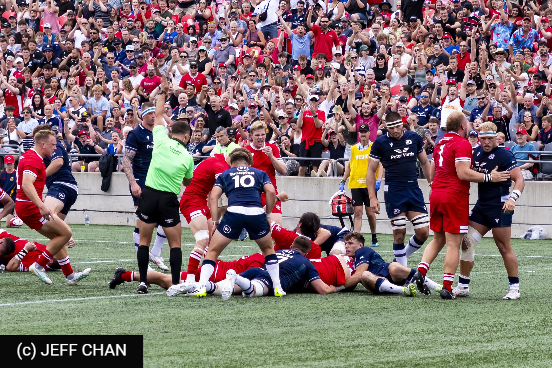  Canada Rugby XV M - Scotland national rugby union team - Rugby - Canada vs Scotland - 2024 TD Place - Post Game - by Jeff Chan (#CANSCO240709) Photo by: Jeff Chan | Siuxy Sports 2024-07-06