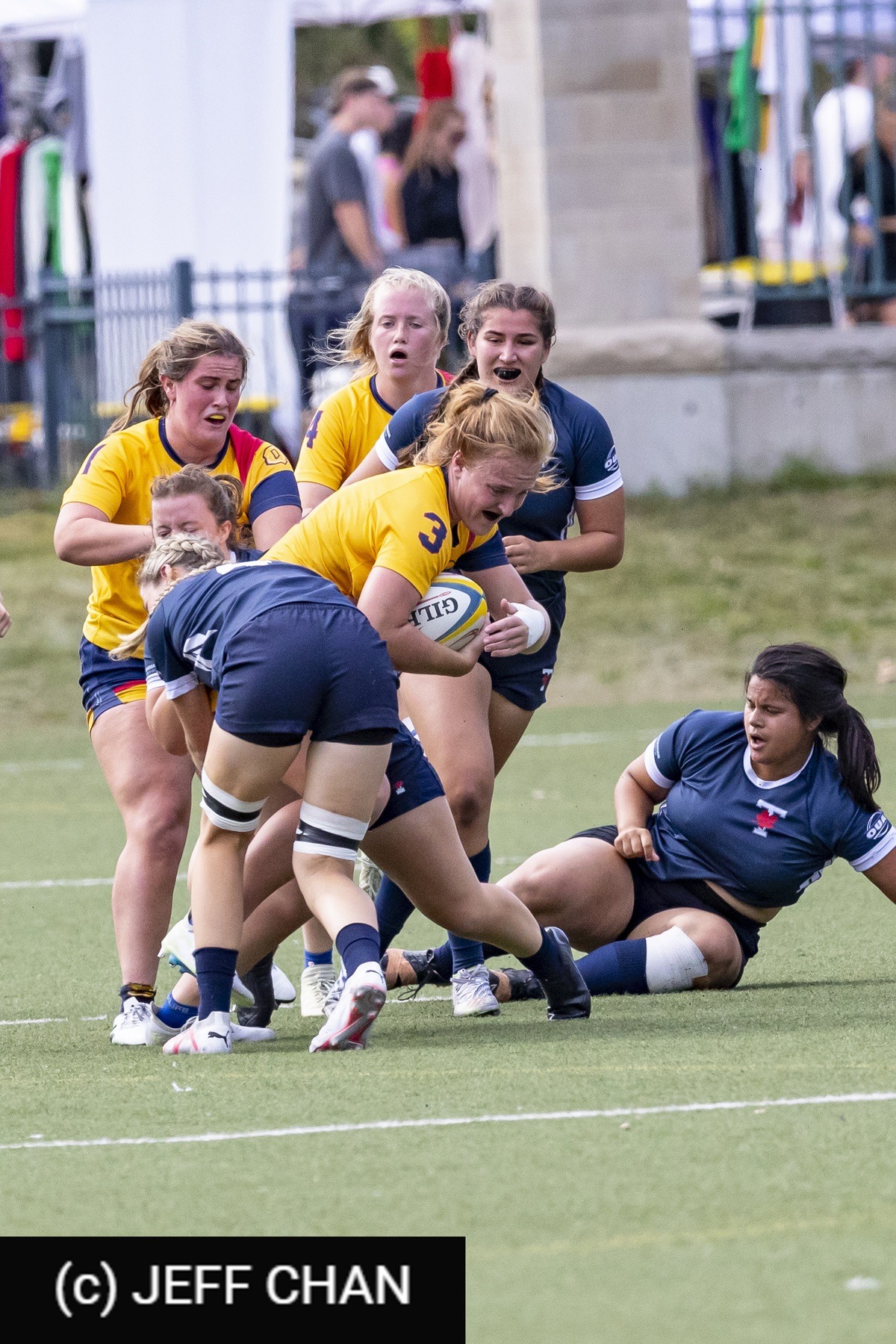  Queen's University - University of Toronto - Rugby - OUA 2023 Queen's (W) vs Toronto (#OUW23QWUT09) Photo by: Jeff Chan | Siuxy Sports 2023-09-09
