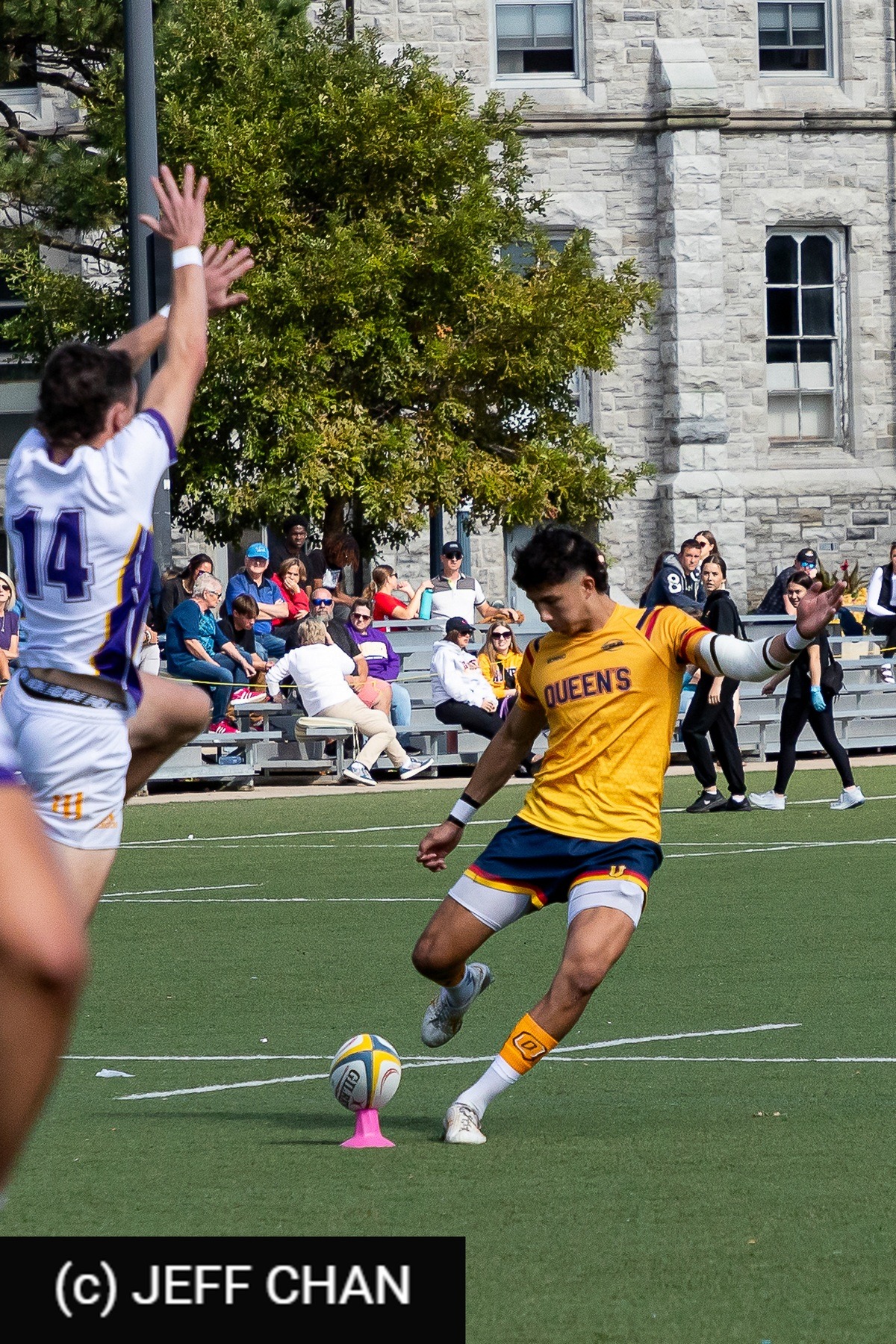  Queen's University - Wilfrid Laurier University - Rugby - OUA 2024 Queen's vs Laurier (#OUA24QULA10) Photo by: Jeff Chan | Siuxy Sports 2024-10-05