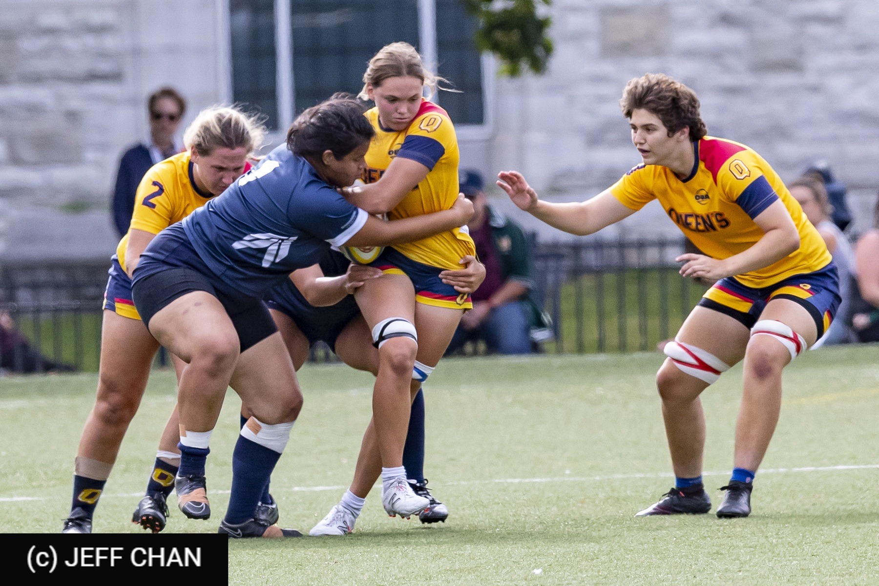  Queen's University - University of Toronto - Rugby - OUA 2023 Queen's (W) vs Toronto (#OUW23QWUT09) Photo by: Jeff Chan | Siuxy Sports 2023-09-09