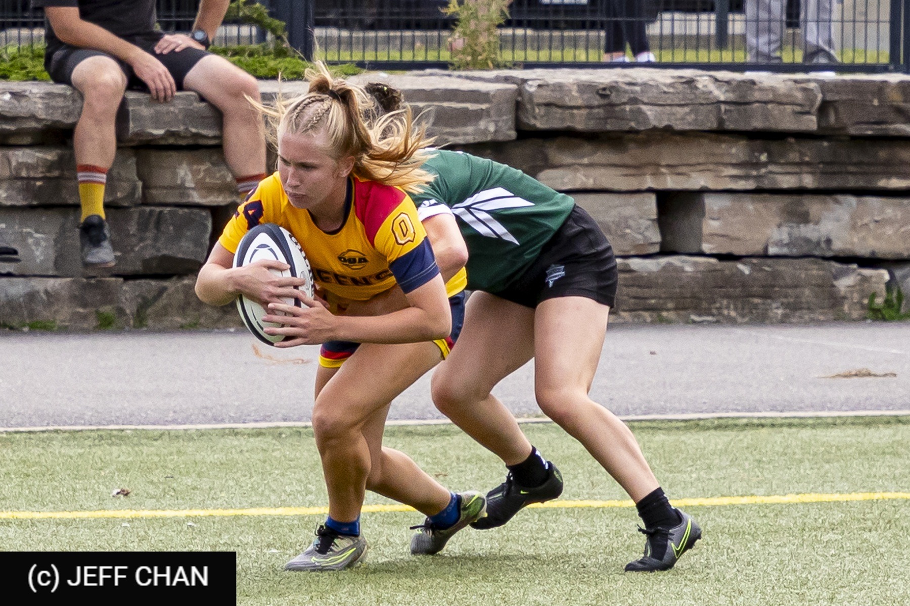  Queen's University - Trent University - Rugby - OUA 2023 Queen's (W) vs Trent (#OUW23QWTR09) Photo by: Jeff Chan | Siuxy Sports 2023-09-02
