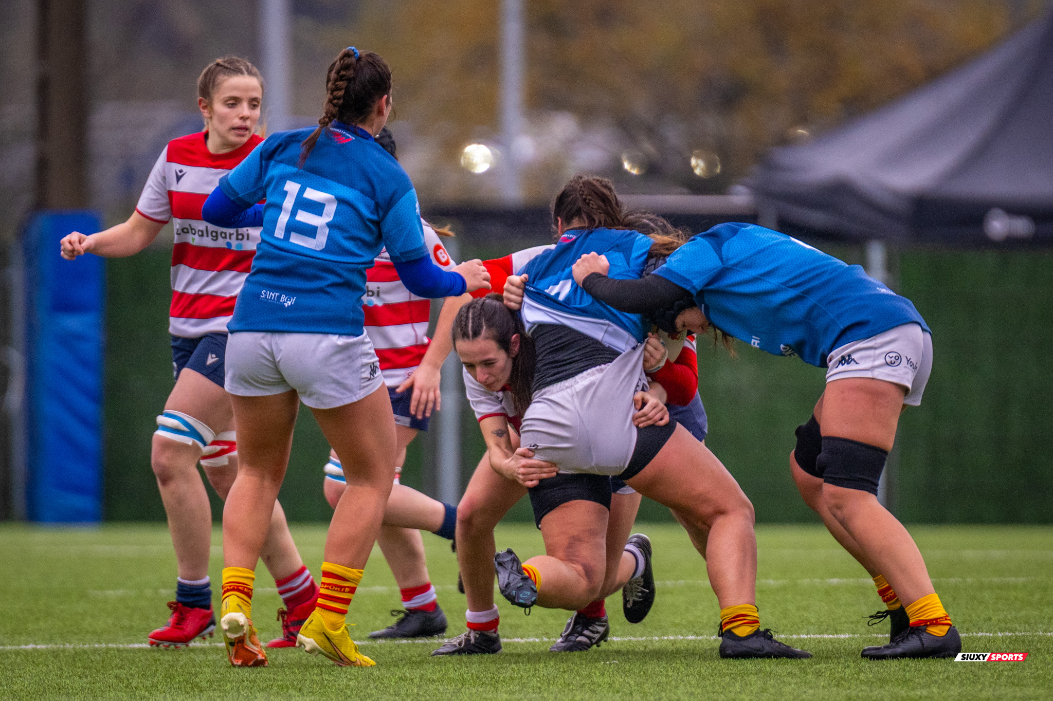  Universitario Bilbao Rugby - Unió Esportiva Santboiana - Rugby - FER 2026 -  Div Honor B Fem - Universitario Bilbao Rugby vs Unio Esportiva Santboiana (#FER26DHBFUBS1) Photo by: Fredy Monfoto | Siuxy Sports 2026-01-18