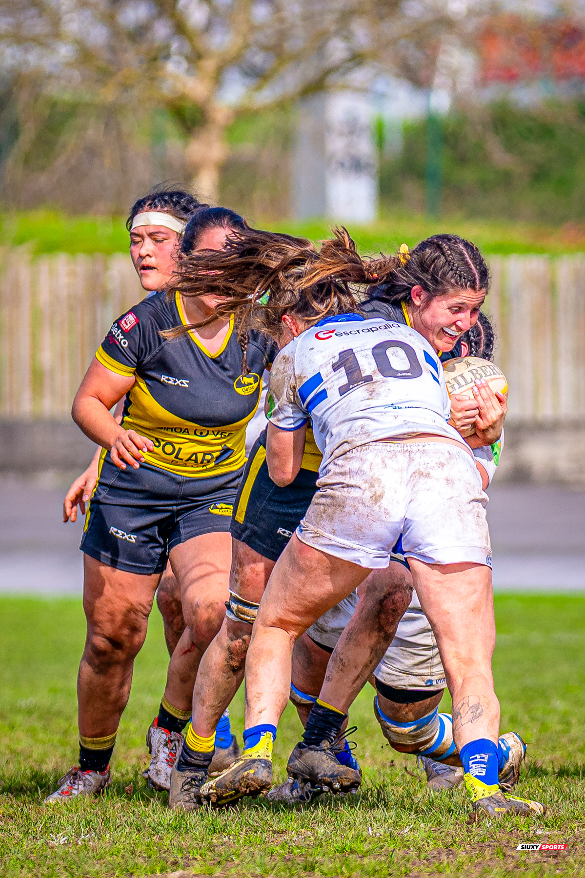  Getxo Artea Rugby Taldea - Olimpico RC Pozuelo - Rugby - FER 2026 - Getxo Neskak vs Olimpico Pozuelo (#FER26GNOP02) Photo by: Fredy Monfoto | Siuxy Sports 2026-02-22