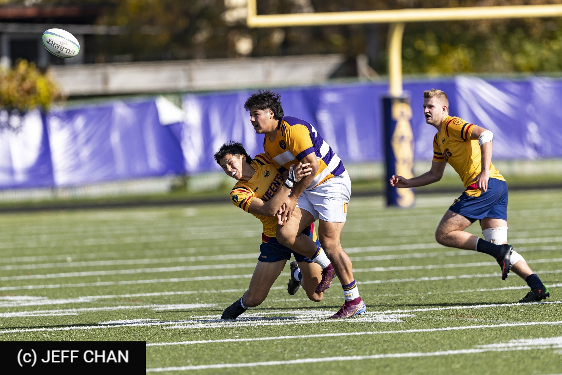  Queen's University - Wilfrid Laurier University - Rugby - OUA 2022 Queen's vs Laurier (#OUA22QULA10) Photo by: Jeff Chan | Siuxy Sports 2022-10-23
