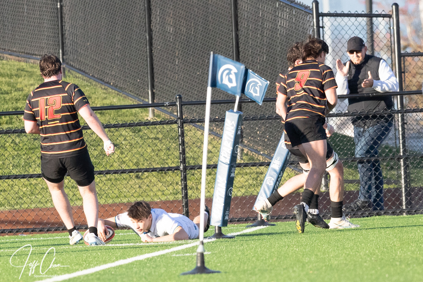  Trinity Western University - University of Calgary - Rugby - CANUMENS 2023 - Semi final - Trinity W vs Calgary U by Jeff Chan (#CANUMENS2308) Photo by: Jeff Chan | Siuxy Sports 2023-11-17