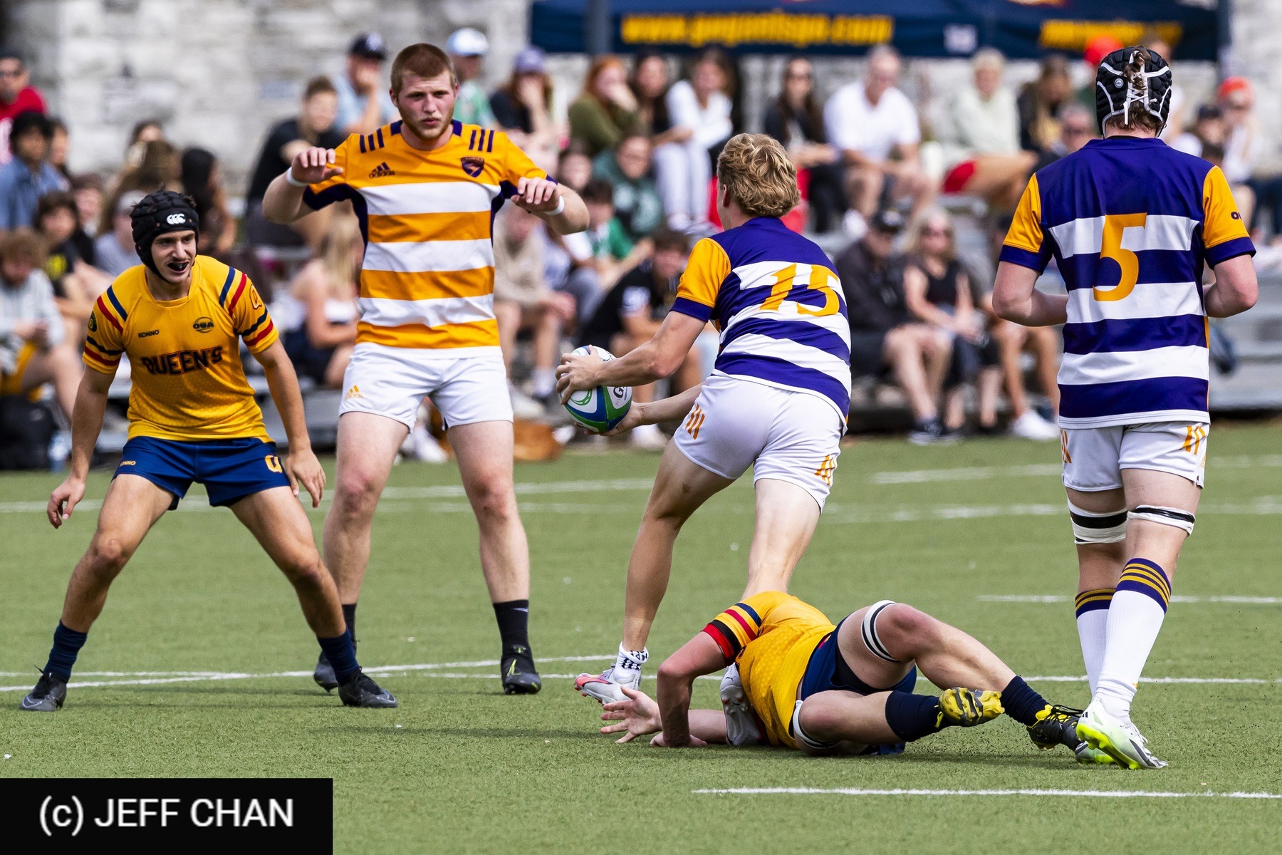  Queen's University - Wilfrid Laurier University - Rugby - OUA 2023 Queen's vs Laurier (#OUA23QULA09) Photo by: Jeff Chan | Siuxy Sports 2023-09-23