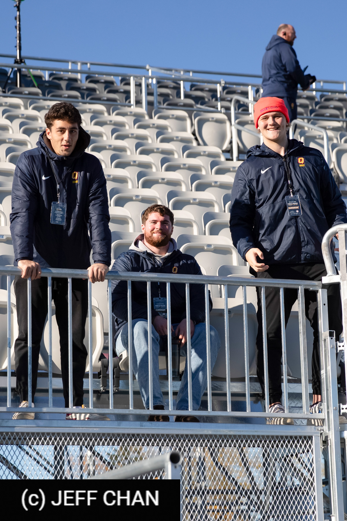 Connor HAY - Jacob MERKUR - Neil TRAINOR -  Queen's University - Université Ottawa - Rugby - CANUMENS 2023 - Semi final - Queen's vs U Ottawa by Jeff Chan (#CANUMENS2305) Photo by: Jeff Chan | Siuxy Sports 2023-11-17