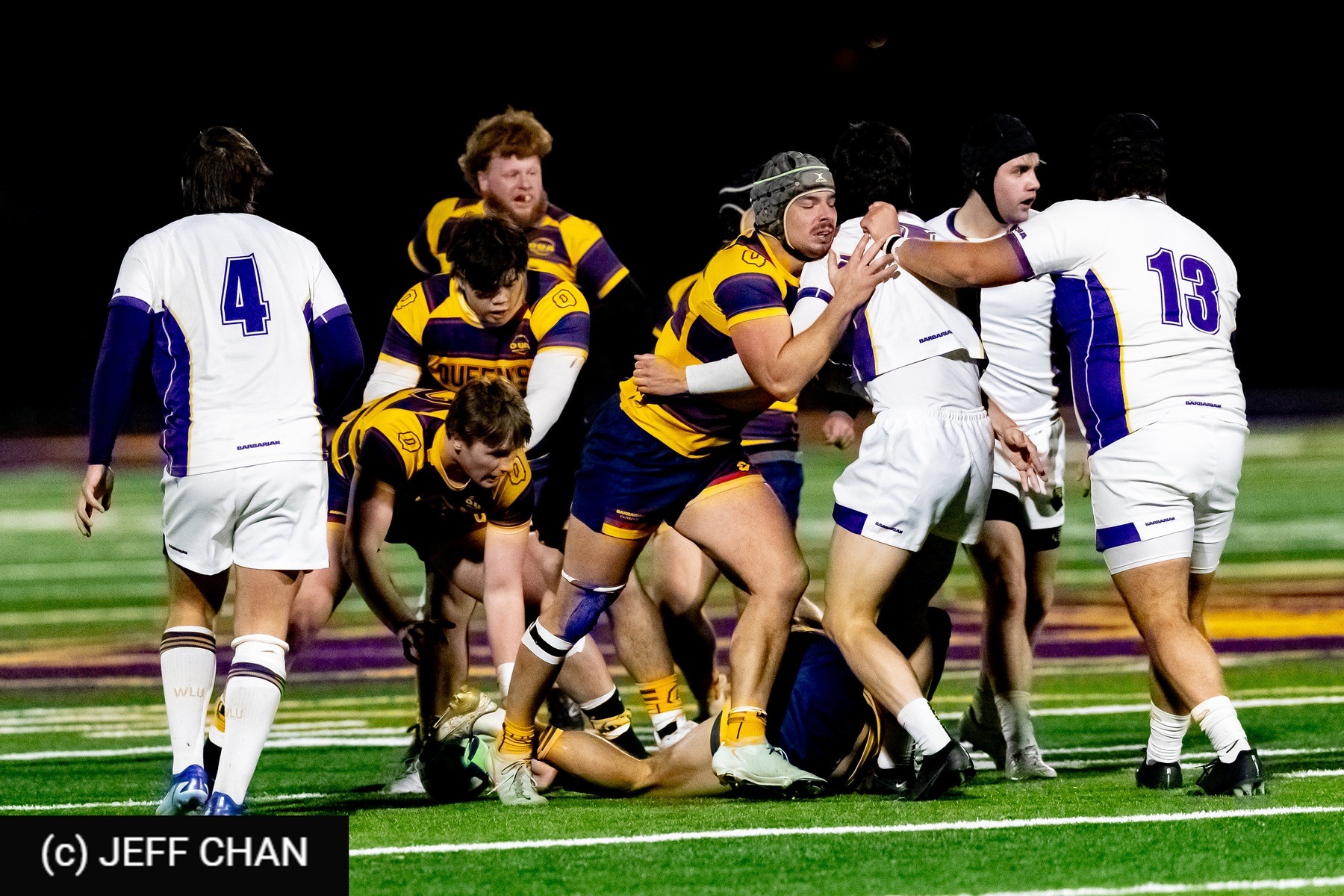  Queen's University - Wilfrid Laurier University - Rugby - OUA 2025 Queen's vs Laurier (#OUA25QULA10) Photo by: Jeff Chan | Siuxy Sports 2025-10-31