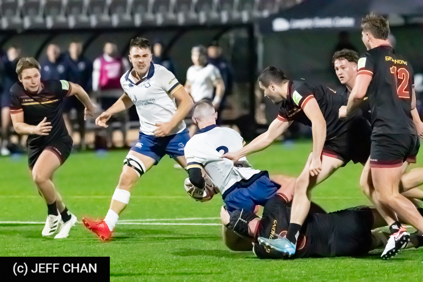 Daniel LUCIANI -  University of Guelph - Trinity Western University - Rugby - CANUMENS 2023 - Quarter final - Guelph vs Trinity Western by Jeff Chan (#CANUMENS2302) Photo by: Jeff Chan | Siuxy Sports 2023-11-15