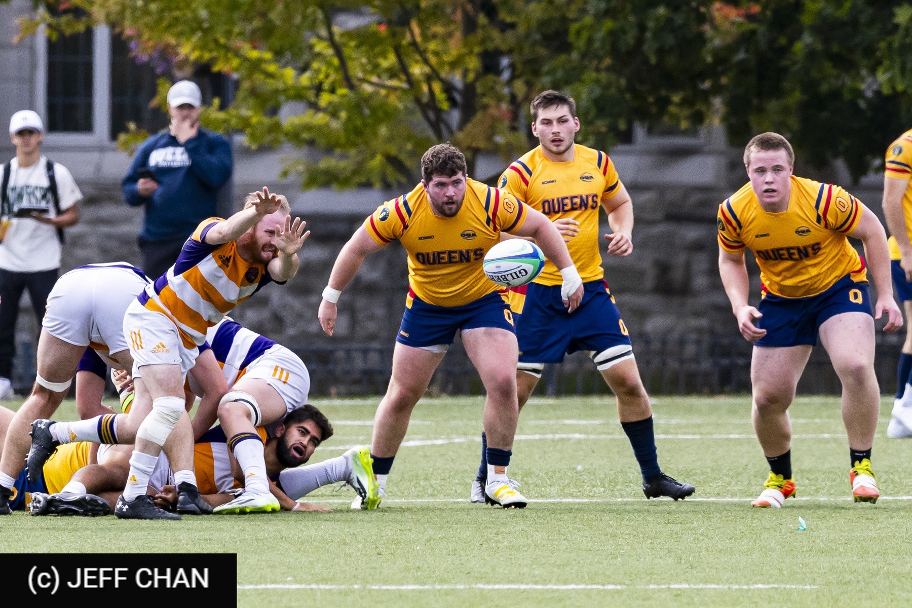  Queen's University - Wilfrid Laurier University - Rugby - OUA 2023 Queen's vs Laurier (#OUA23QULA09) Photo by: Jeff Chan | Siuxy Sports 2023-09-23