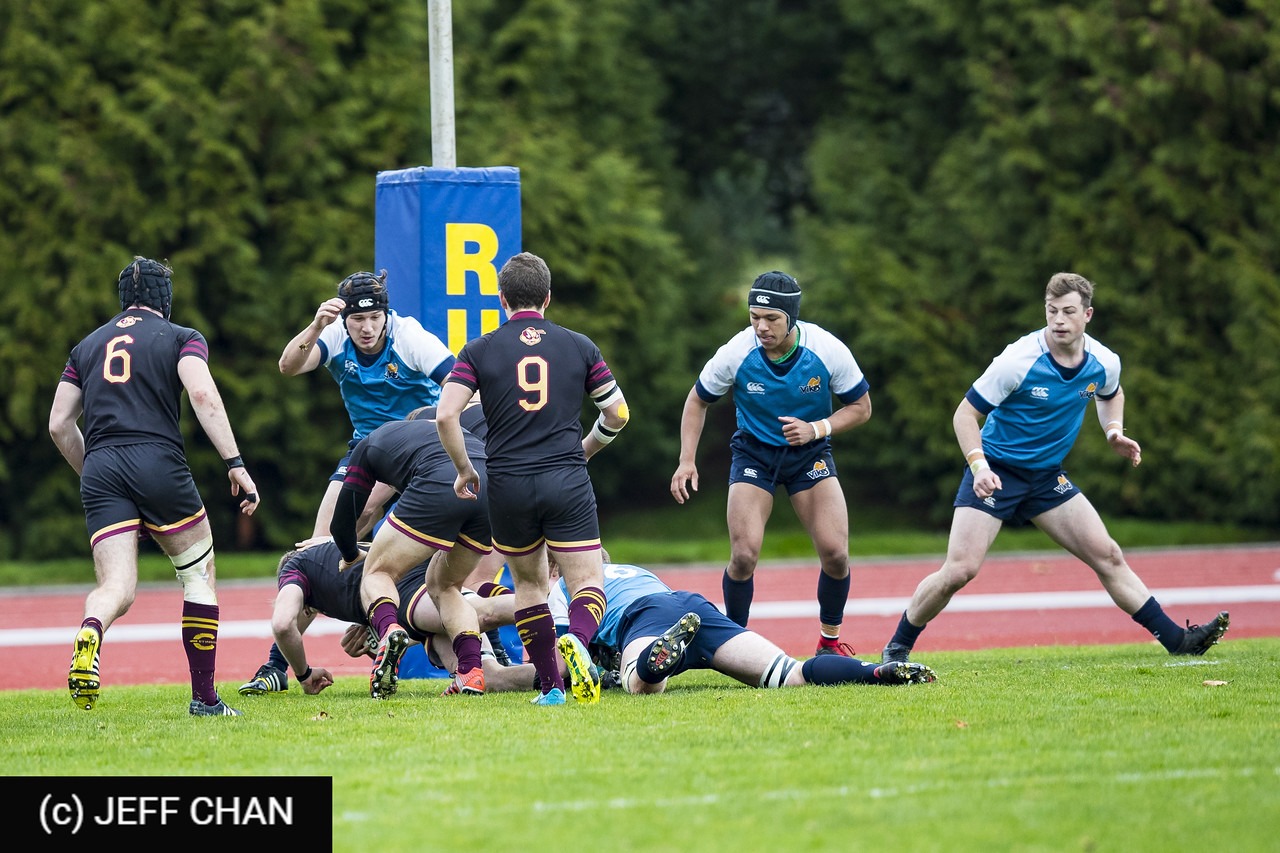 Lockie KRATZ - Jonas ROBINSON -  University of Victoria - Université Concordia - Rugby - CANUMENS 2018 - U Victoria vs Concordia U - Bronze Game by Jeff Chan (#CANUMENS1808) Photo by: Jeff Chan | Siuxy Sports 2018-11-25