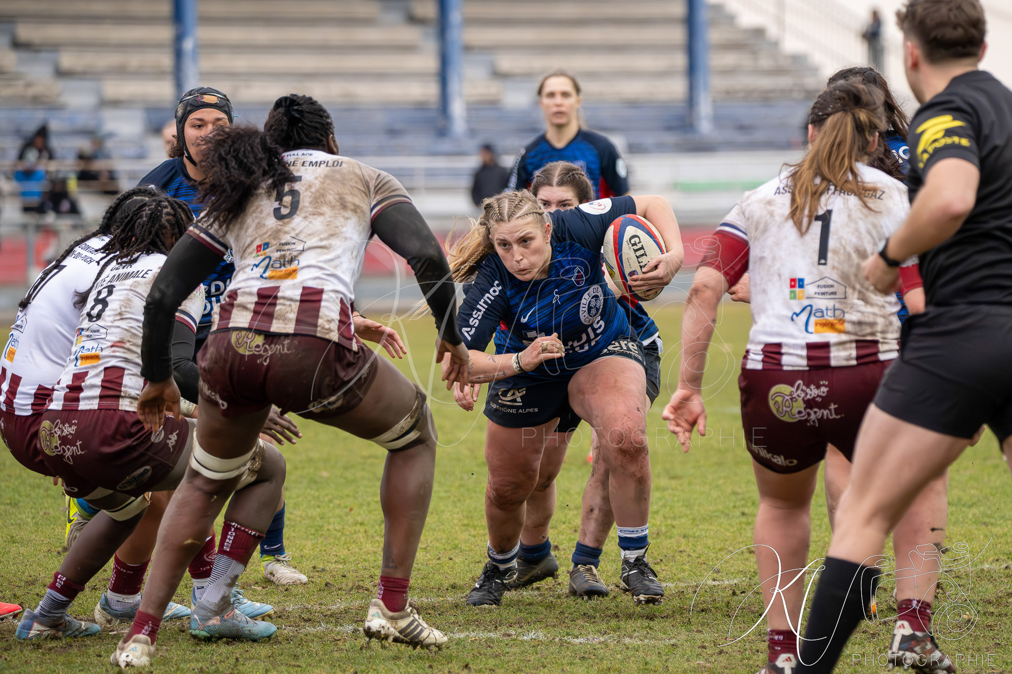  FC Grenoble Rugby - Stade Bordelais - Rugby - FFR 2026 - Elite 1 - FCG Amazones vs Lionnes du Stade Bordelais (#FFR26E1GALB1) Photo by: Karine Valentin | Siuxy Sports 2026-01-25