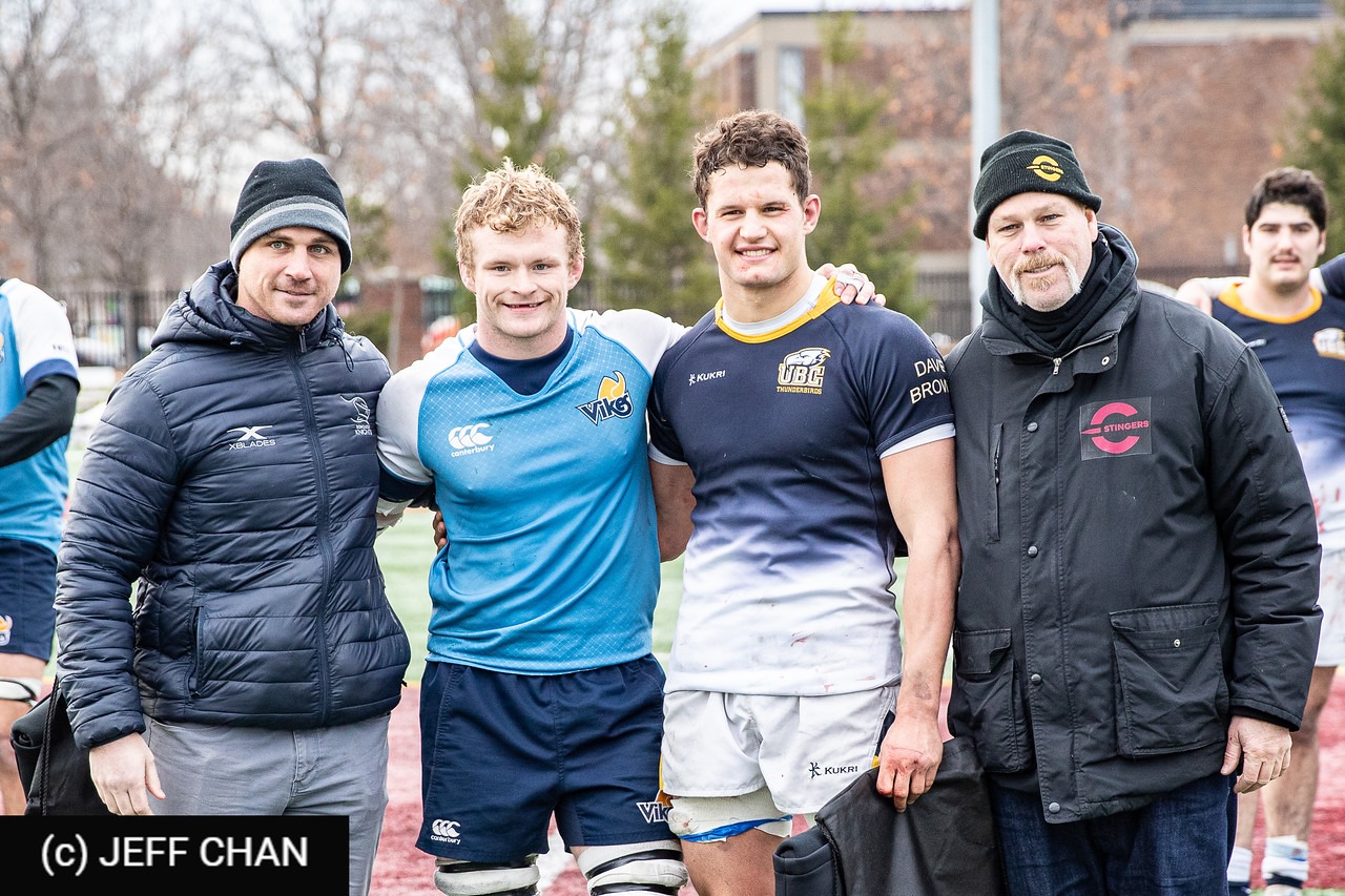 Nick FROST - James O’NEILL - Michael SMITH -  University of British Columbia - University of Victoria - Rugby - CANUMENS 2019 - U British Columbia vs U Victoria - Gold Game by Jeff Chan (#CANUMENS1908) Photo by: Jeff Chan | Siuxy Sports 2019-11-24