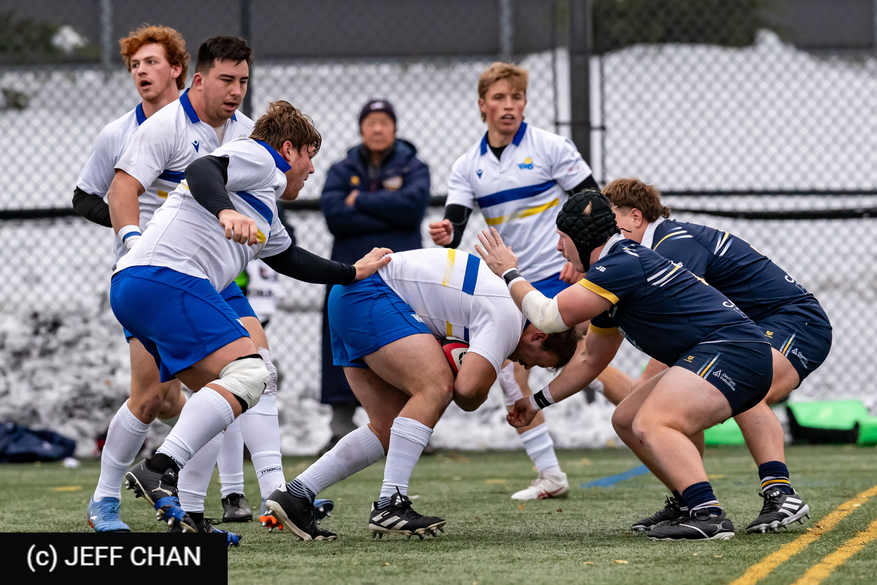 University of British Columbia - University of Victoria - Rugby - CANUMENS 2025 -University of British Columbia vs University of Victoria - Game#11 by Jeff Chan (#CANUMENS2561) Photo by: Jeff Chan | Siuxy Sports 2025-11-16