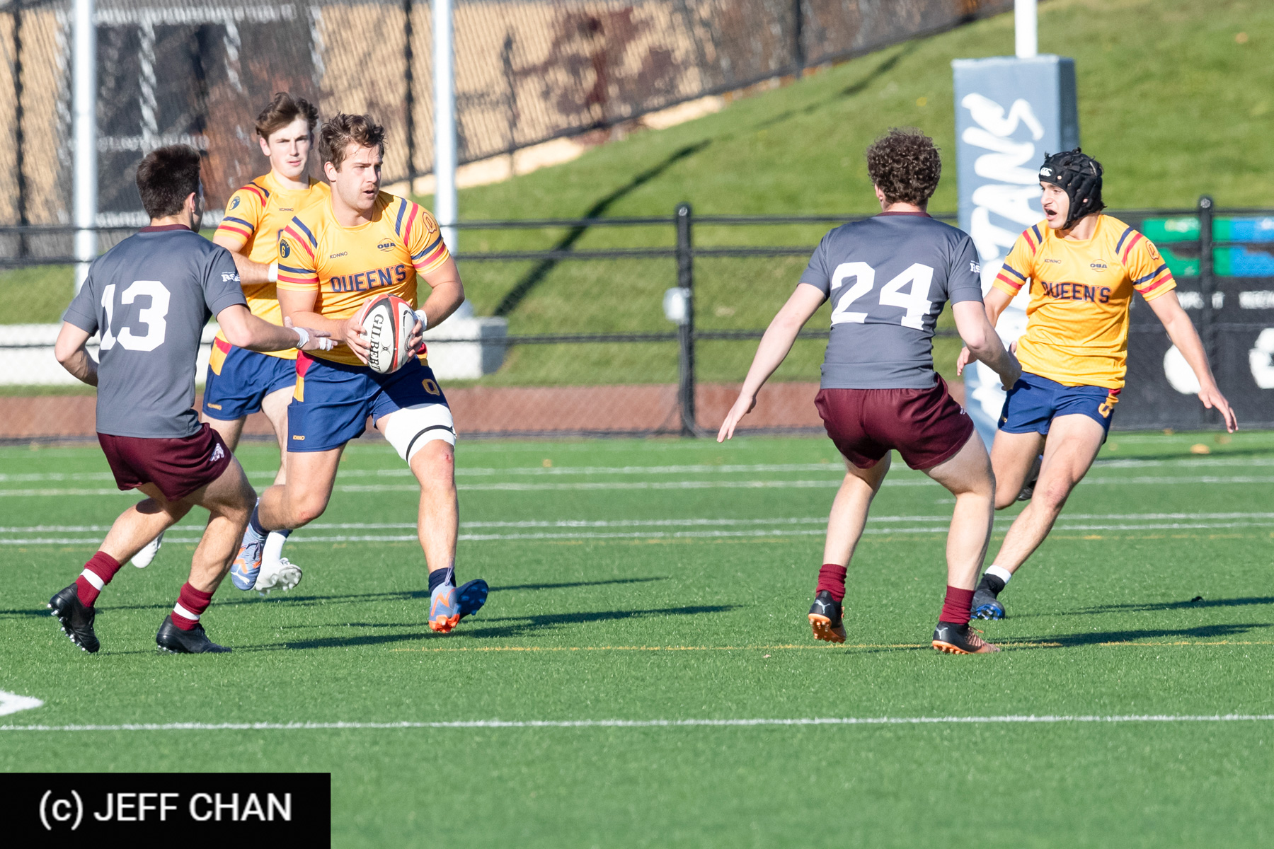 Trekker JAMES -  Queen's University - Université Ottawa - Rugby - CANUMENS 2023 - Semi final - Queen's vs U Ottawa by Jeff Chan (#CANUMENS2305) Photo by: Jeff Chan | Siuxy Sports 2023-11-17