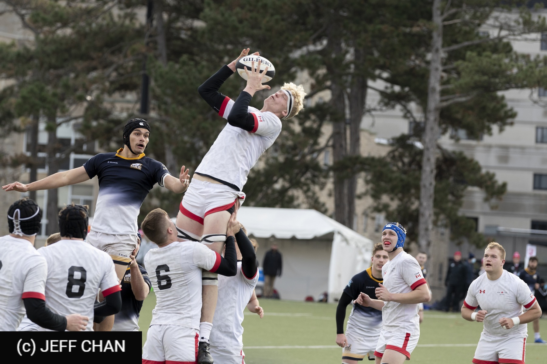 Thomas WEISSENBORN - Relmu WILSON-VALDES -  University of British Columbia - Royal Military College of Canada - Rugby - CANUMENS 2021 - U British Columbia vs RMC of Canada - by Jeff Chan (#CANUMENS2102) Photo by: Jeff Chan | Siuxy Sports 2021-11-24