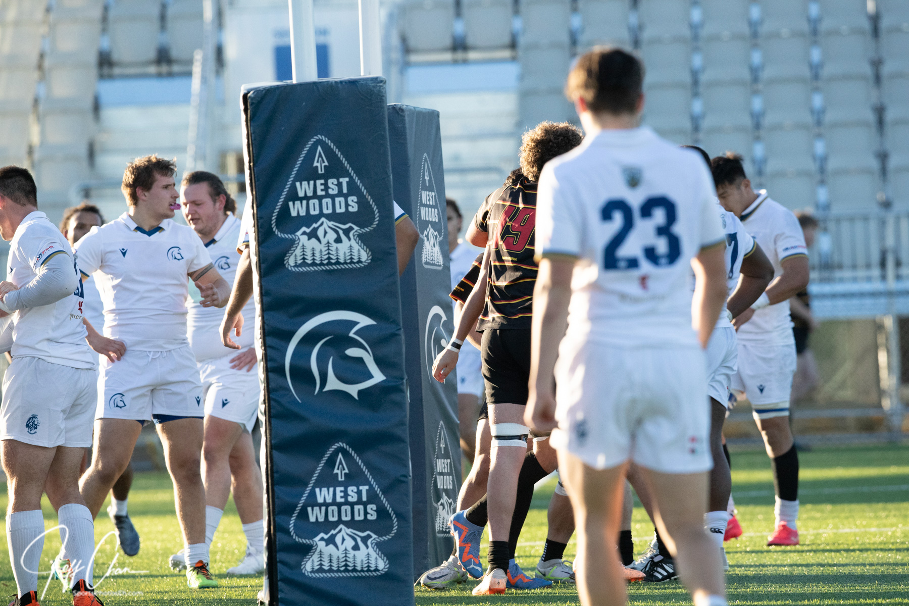 Grayson HARDIE -  Trinity Western University - University of Calgary - Rugby - CANUMENS 2023 - Semi final - Trinity W vs Calgary U by Jeff Chan (#CANUMENS2308) Photo by: Jeff Chan | Siuxy Sports 2023-11-17