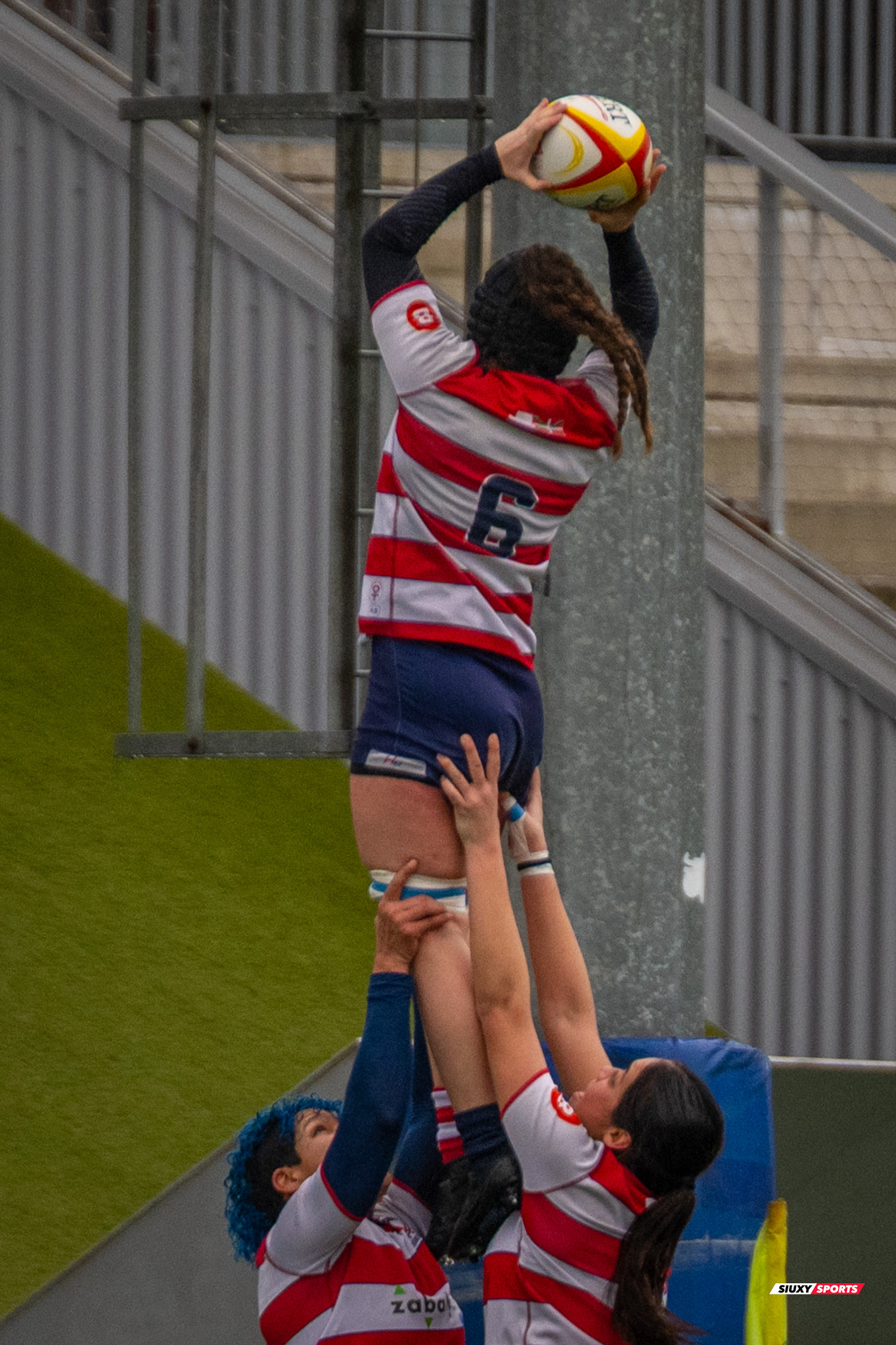  Universitario Bilbao Rugby - Unió Esportiva Santboiana - Rugby - FER 2026 -  Div Honor B Fem - Universitario Bilbao Rugby vs Unio Esportiva Santboiana (#FER26DHBFUBS1) Photo by: Fredy Monfoto | Siuxy Sports 2026-01-18