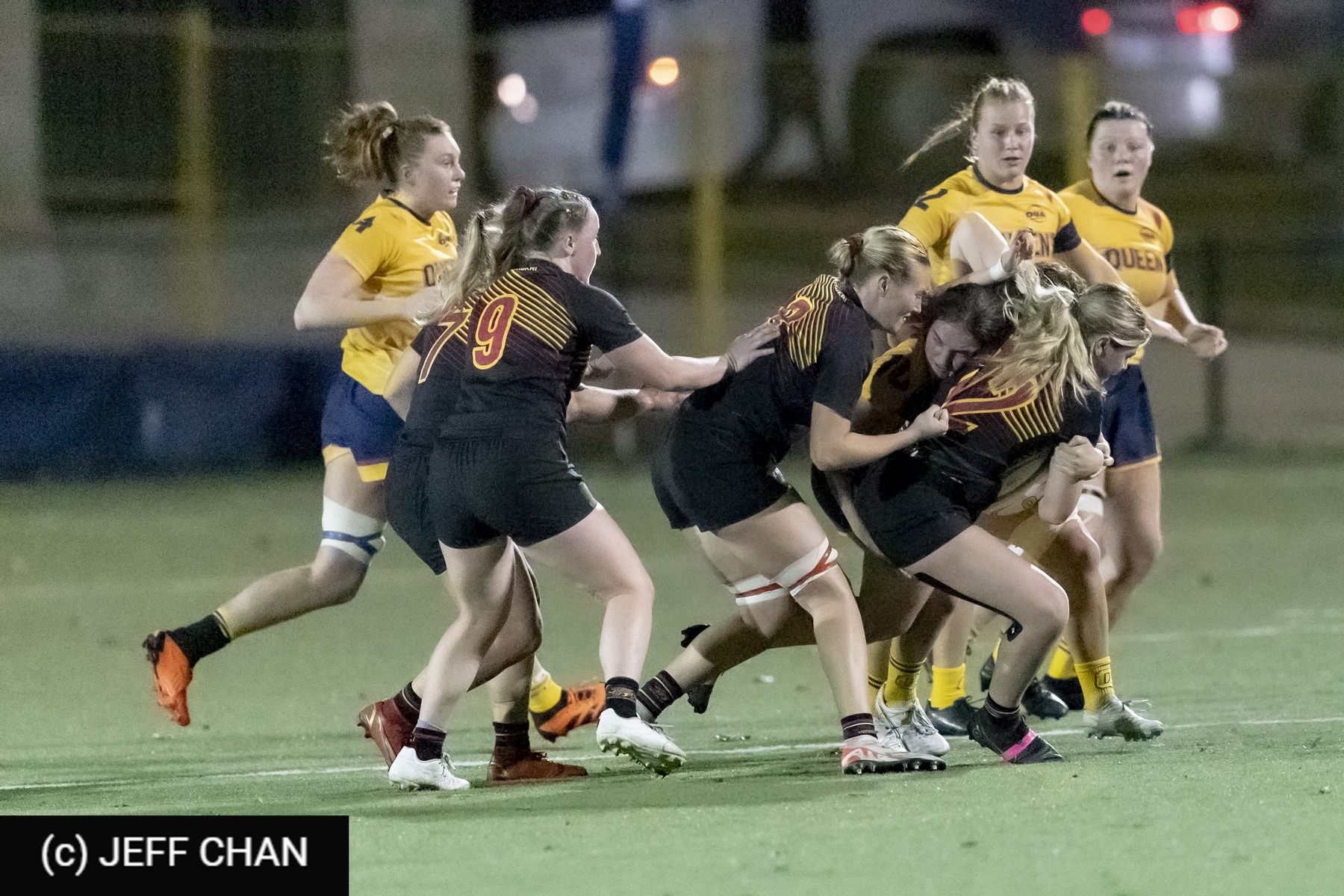  Queen's University - University of Guelph - Rugby - OUA 2023 Queen's (W) vs Guelph Final (#OUW23QWGU10) Photo by: Jeff Chan | Siuxy Sports 2023-10-27