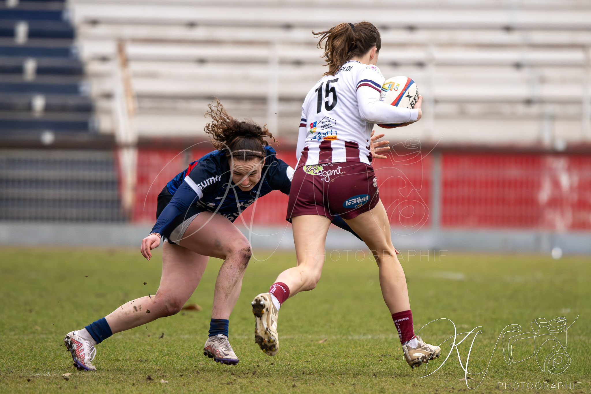  FC Grenoble Rugby - Stade Bordelais - Rugby - FFR 2026 - Elite 1 - Amazones FC Grenoble vs Lionnes Stade Bordelais (#FFR26E1AMLI02) Photo by: Karine Valentin | Siuxy Sports 2026-02-14