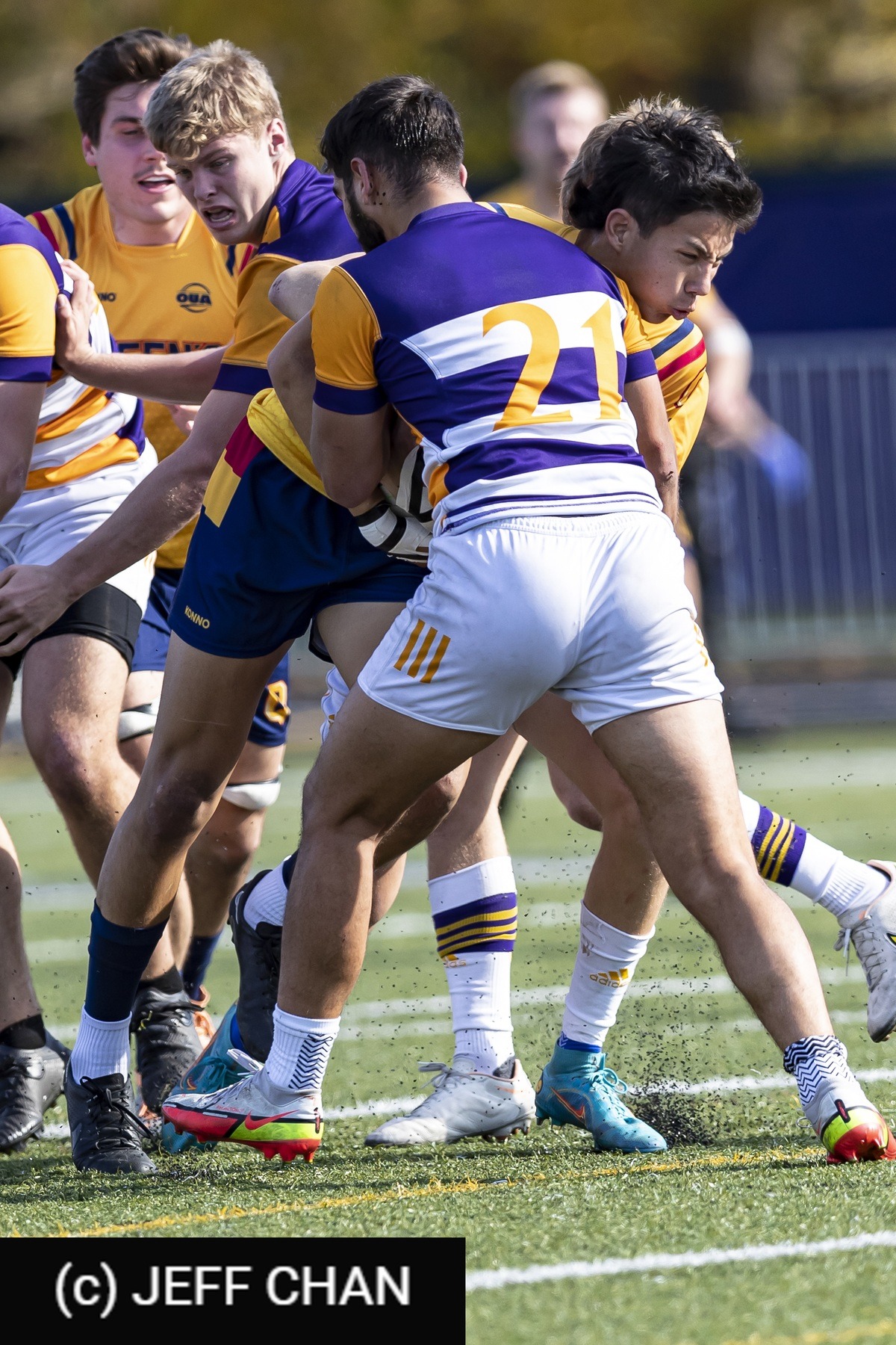  Queen's University - Wilfrid Laurier University - Rugby - OUA 2022 Queen's vs Laurier (#OUA22QULA10) Photo by: Jeff Chan | Siuxy Sports 2022-10-23