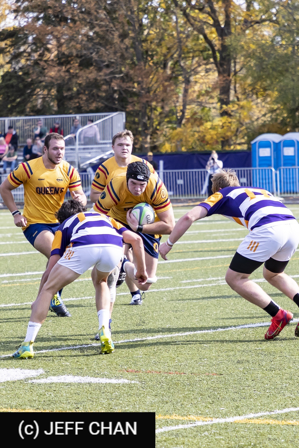  Queen's University - Wilfrid Laurier University - Rugby - OUA 2022 Queen's vs Laurier (#OUA22QULA10) Photo by: Jeff Chan | Siuxy Sports 2022-10-23