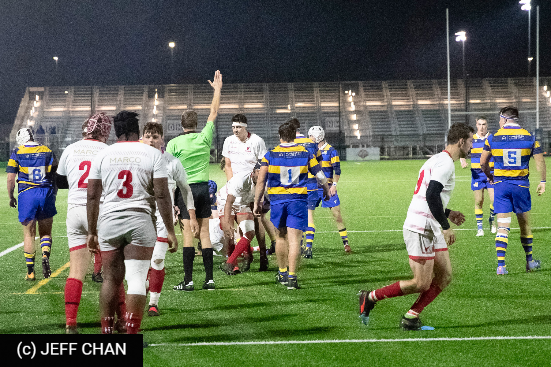 University of Victoria - Memorial University of Newfoundland - Rugby - CANUMENS 2023 - Quarter final - UVic vs Memorial U by Jeff Chan (#CANUMENS2306) Photo by: Jeff Chan | Siuxy Sports 2023-11-17