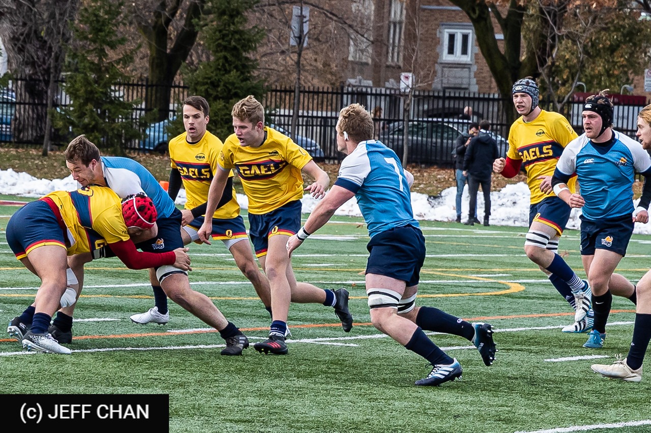 Liam CASEY - Dylan YOUNG -  Queen's University - University of Victoria - Rugby - CANUMENS 2019 - Queen's U vs U Victoria - by Jeff Chan (#CANUMENS1905) Photo by: Jeff Chan | Siuxy Sports 2019-11-22