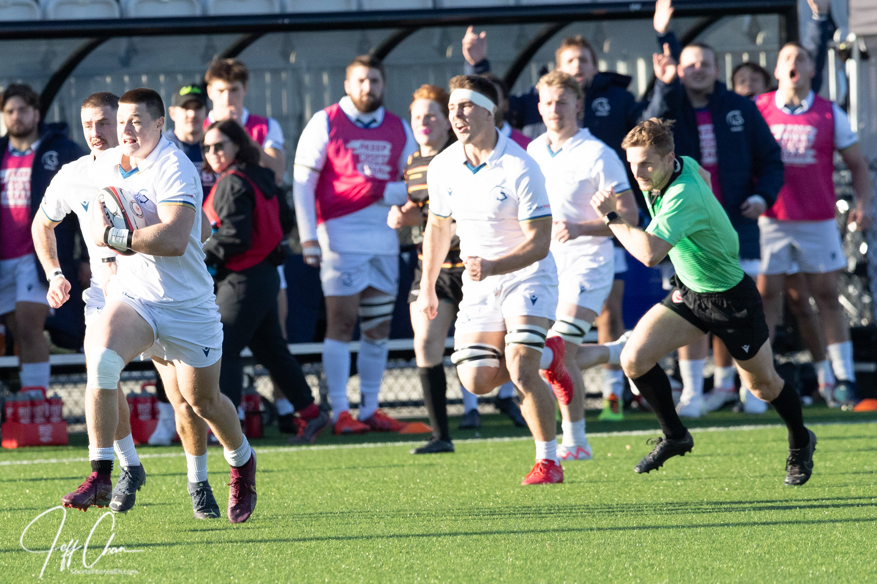  Trinity Western University - University of Calgary - Rugby - CANUMENS 2023 - Semi final - Trinity W vs Calgary U by Jeff Chan (#CANUMENS2308) Photo by: Jeff Chan | Siuxy Sports 2023-11-17