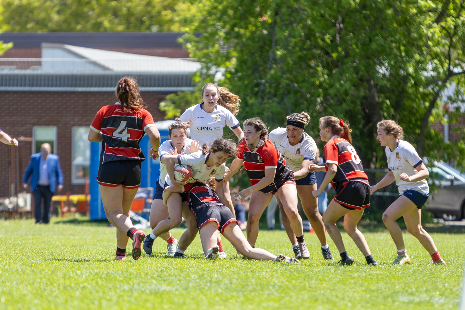  Beaconsfield Rugby Football Club - Sainte-Anne-de-Bellevue RFC - Rugby - RQ 2026 - Super Ligue Fém - Beaconsfield vs Ste-Anne-de-Bellevue (#RQ26SLFBRSA5) Photo by: Erin Jefferies | Siuxy Sports 2026-05-30