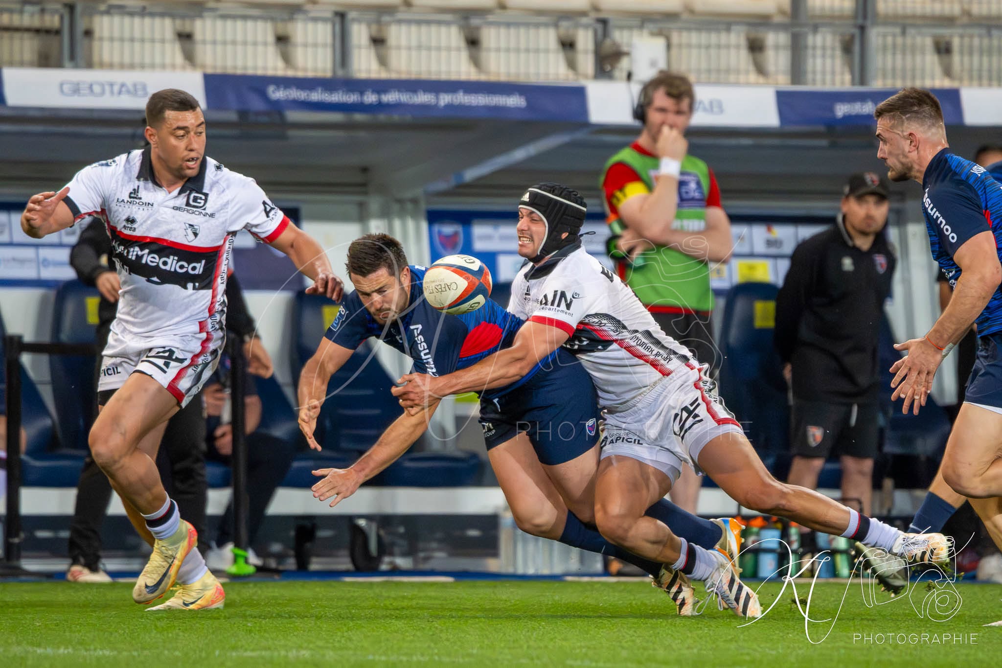 Karim QADIRI -  FC Grenoble Rugby - US Oyonnax Rugby - Rugby - FFR 2026 - Pro D2 - Grenoble vs Oyonnax (#FFR26PD2GROY4) Photo by: Karine Valentin | Siuxy Sports 2026-04-17